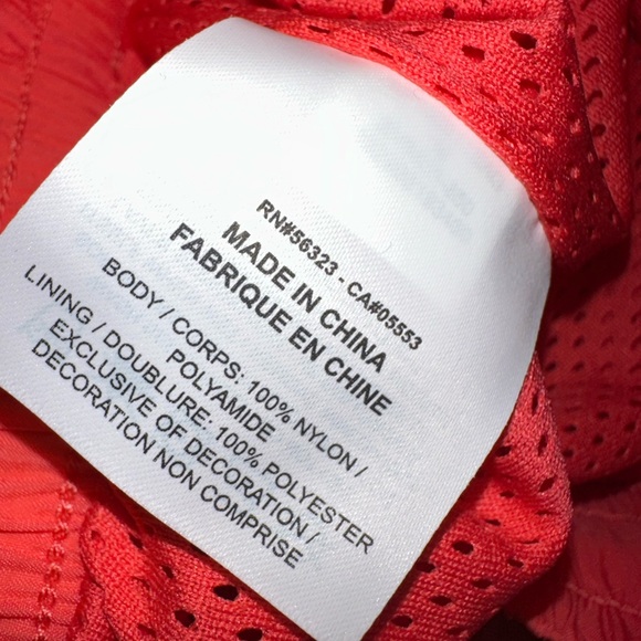 NIKE AIR JORDAN size M Nylon sweatpants orange like new! - Picture 12 of 14